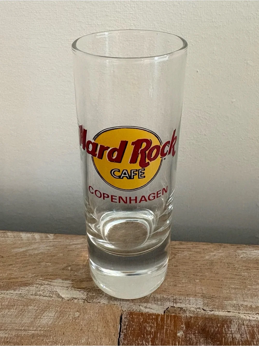 Lot of 5 HARD ROCK CAFE Shot Glasses (Athens, Copenhagen, Puerto Vallarta)